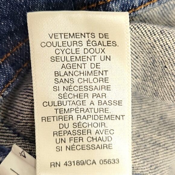 Susan Bristol Jean Jacket Button Closure and Sleeve Two Chest Pockets Size S - Picture 9 of 10